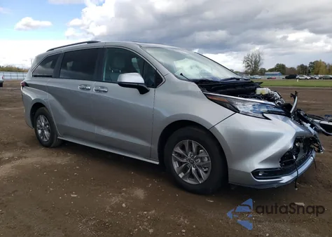 2025 Toyota Sienna Xle from USA, damaged, VIN 5TDJRKEC9SS276427